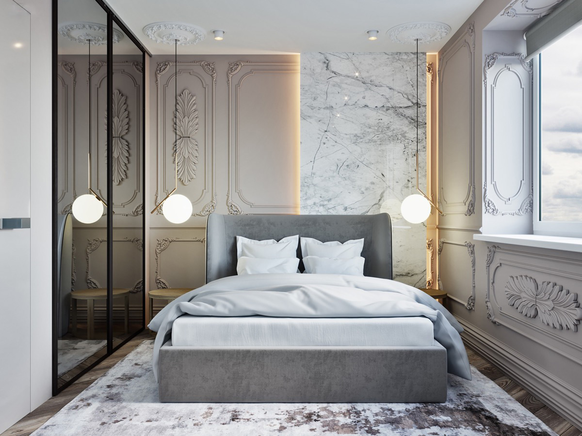 40 неоклассических идей дизайна спальни с советами и аксессуарами, которые помогут вам украсить свою